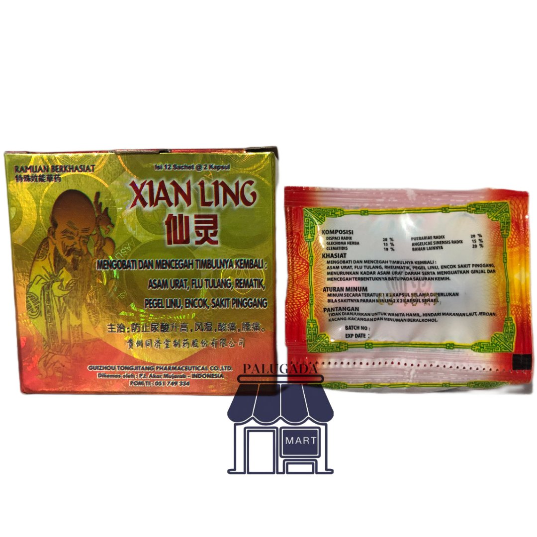 Original Xian Ling Herb Capsule Arthritis Gout Rheumatism Back Pain Bone Joint Health